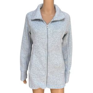 Thread & Supply ice blue full zip jacket Sweatshirt Fleece size S